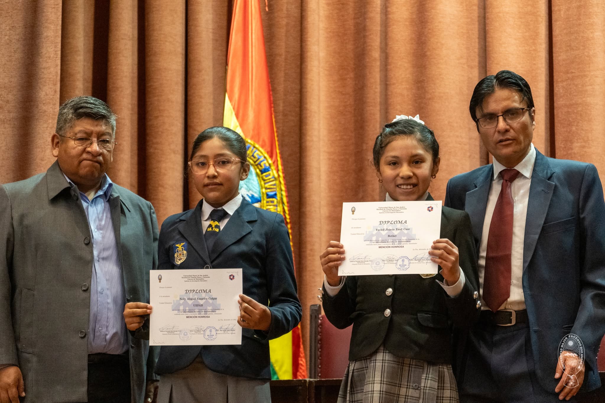 Ganadoras 22a Olimpiada PAceña de Matemática