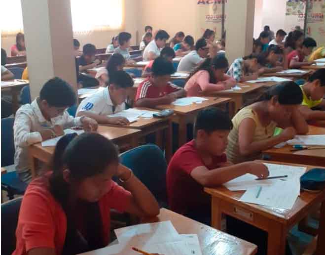 Examen de la 20a Olimpiada PAceña de Matemática